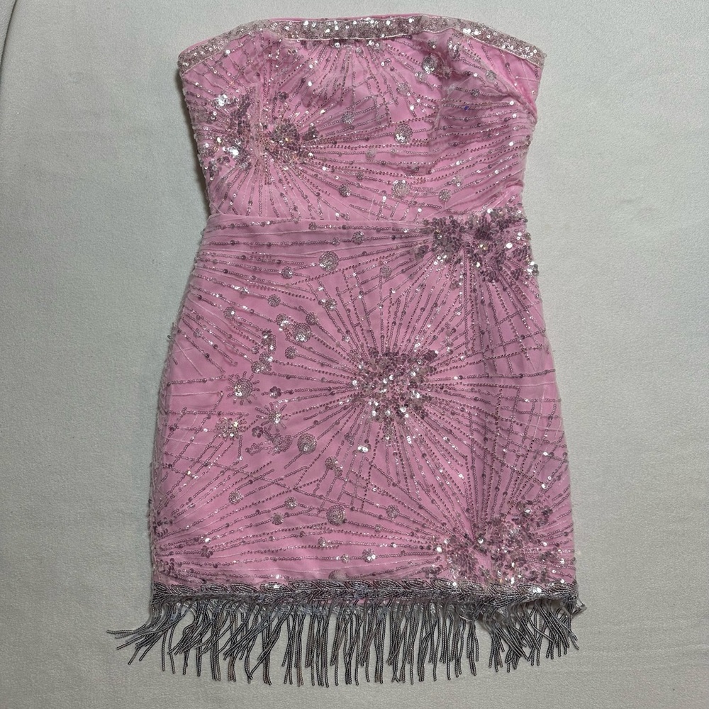 Finesse Jocelyn Pink Party Cocktail Homecoming Dress size Small